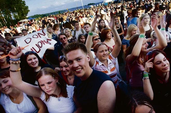 Don Huonot esiintyi myös Rockperryssä vuonna 2003. ARKISTOKUVA: JUKKA RITOLA