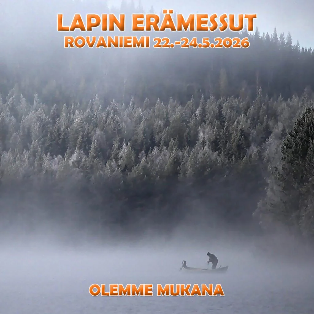 Osallistu Lapin  Erämessu -lippujen arvontaan ja lähde ystävän kanssa messuille.