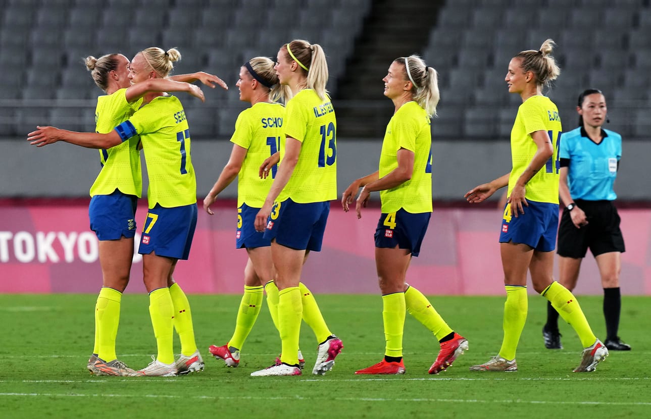 Ruotsi juhli Yhdysvaltain verkkoon iskemääsä maalia.