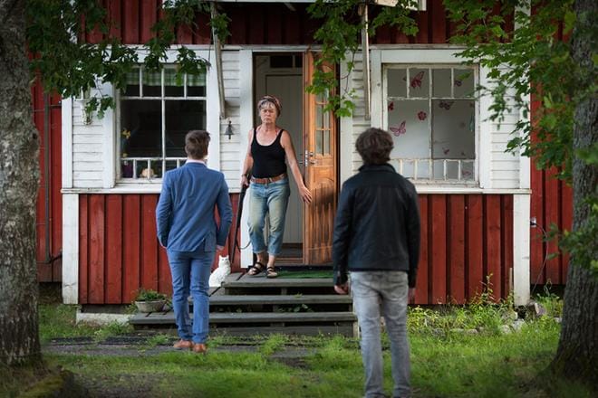 Marja Packalén on Äkkilähtö-elokuvassa Kainuussa asuva mummo draamassa, jossa kolmen sukupolven naiset – ja miehet – kohtaavat. KUVA: MTV3