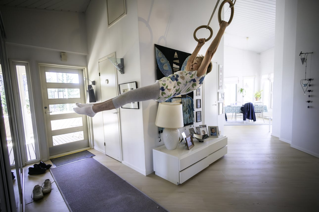 88-vuotiaan Marja Ekmanin meno renkailla on hurjaa.