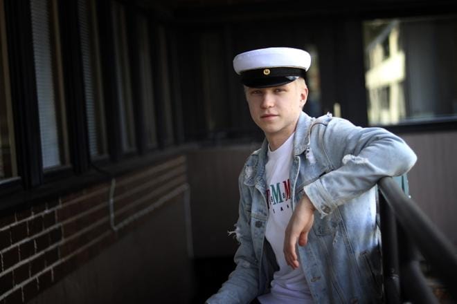 Valtteri Honko toivoo, että opiskelupaikka olisi olemassa armeijan jälkeen ja armeijassa olisi mahdollisuus treenaamiseen. Kuva: Johanna Kataja