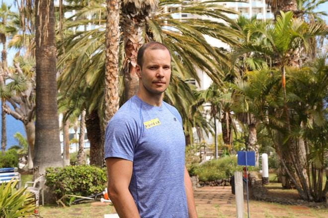 Tero Pitkämäki harjoitteli aktiiviaikoinaan paljon Teneriffalla palmupuiden katveessa.