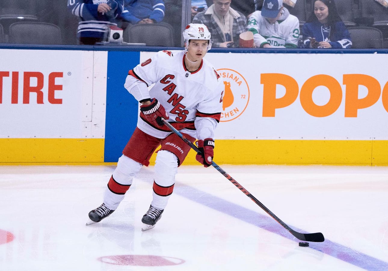 Carolinan Sebastian Aho nähdään Suomen paidassa Pekingin olympiajääkiekossa.