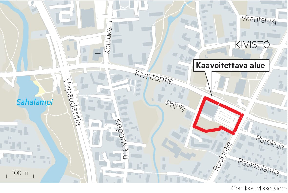 Eepee haluaa laajentaa Kivistön S-marketin ravintolakaupaksi.