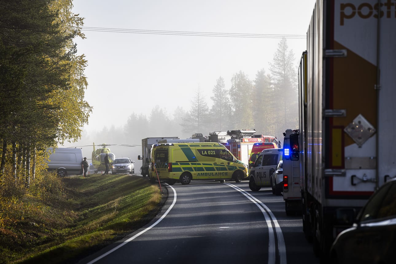 Onnettomuuspaikalla ei ole kiertotiemahdollisuutta.