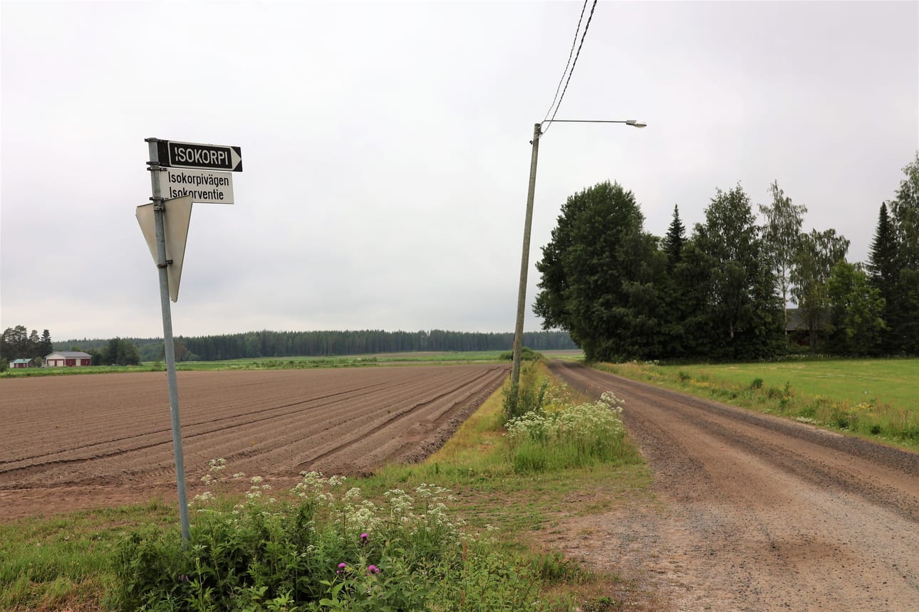 Isokorventie on Karijoen ja Kristiinan rajamailla Dagsmarkin pohjoispuolella.
