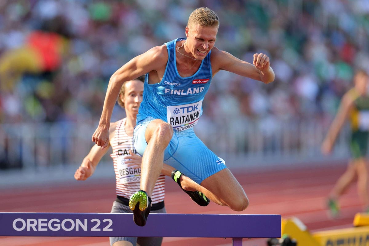 Estejuoksija Topi Raitanen on pohjalaisten yleisurheiluasiantuntijoiden mukaan yksi Suomen mitalitoivoista pian alkavissa EM-kisoissa. Arkistokuva.