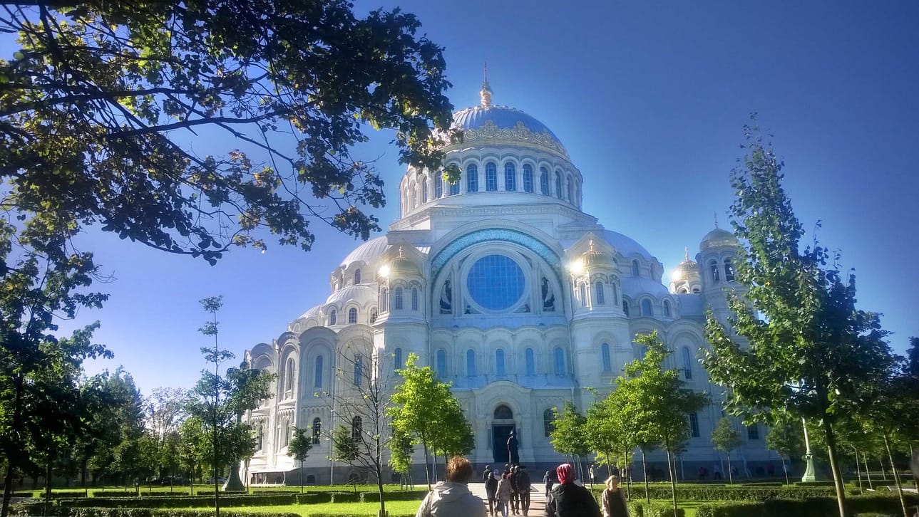 Kronstadt laivastokatedraali.
