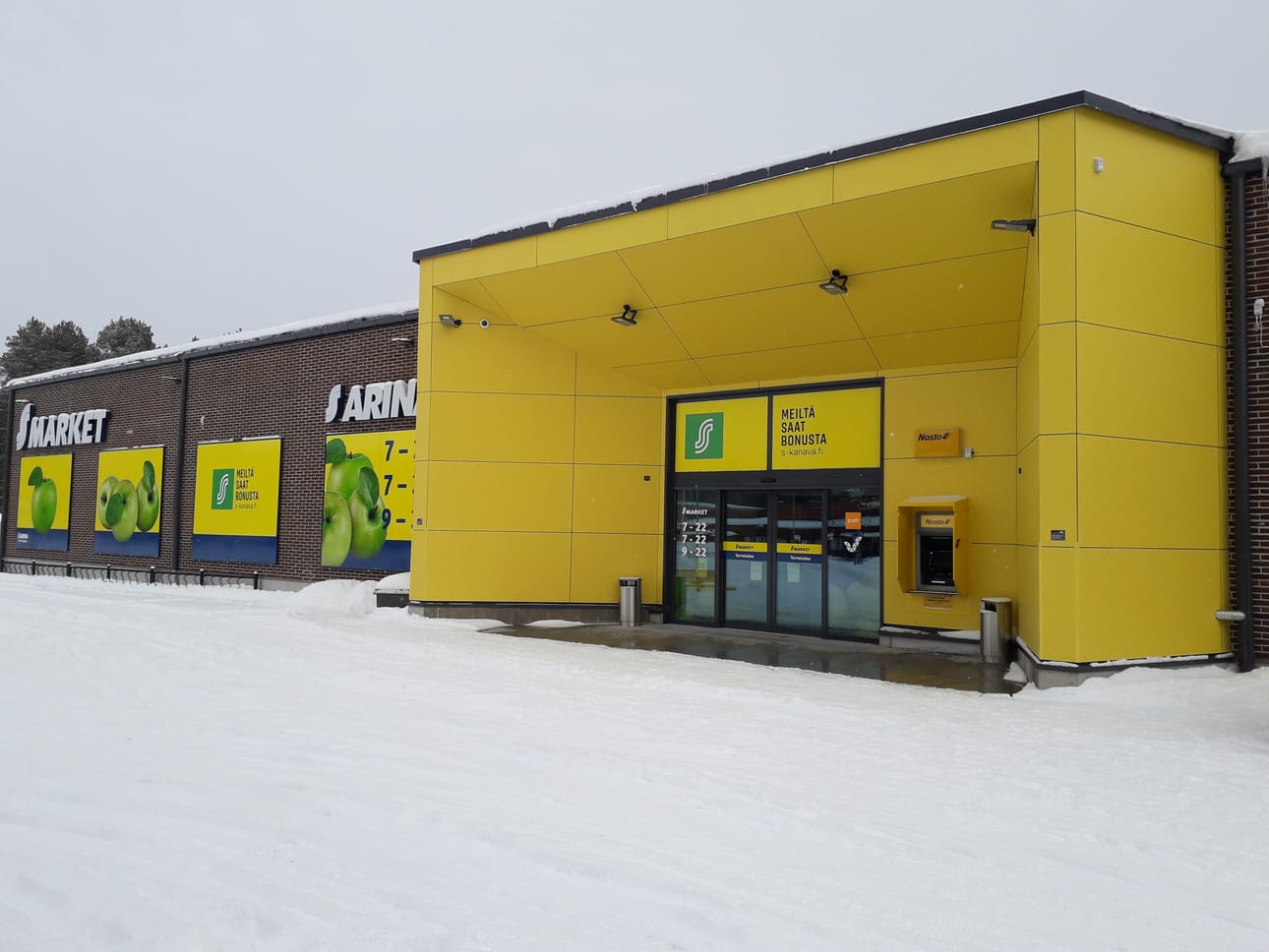 Kaukovainion S-market liitettiin lämmöntuottajaksi Oulun Energian kaukolämpöverkkoon.