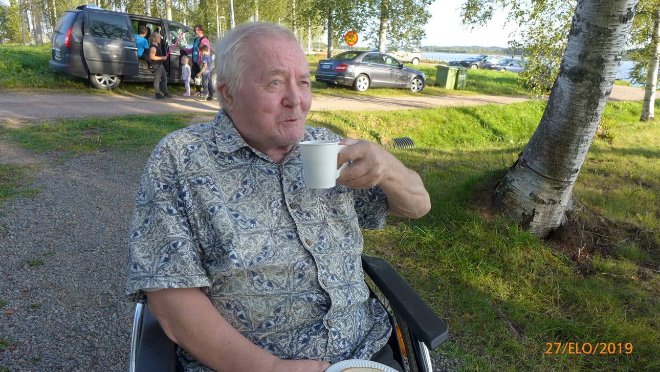 Klubi kutsuu myös entisiä jäseniä tapahtumiin. Kuvassa Veikko Taipale.