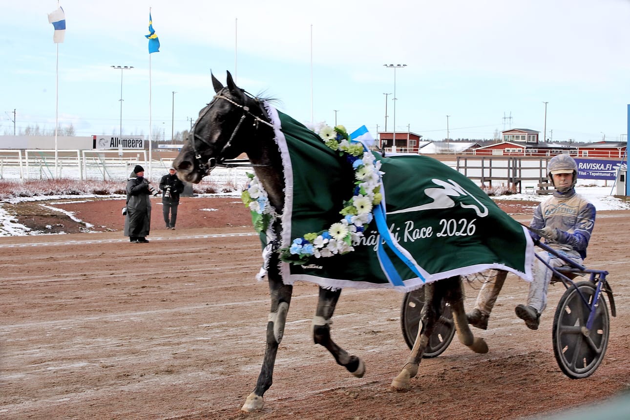 Daniel Wäjerstenin ohjastama Borups Victory voitti Seinäjoki Racen kolmannen kerran peräkkäin.