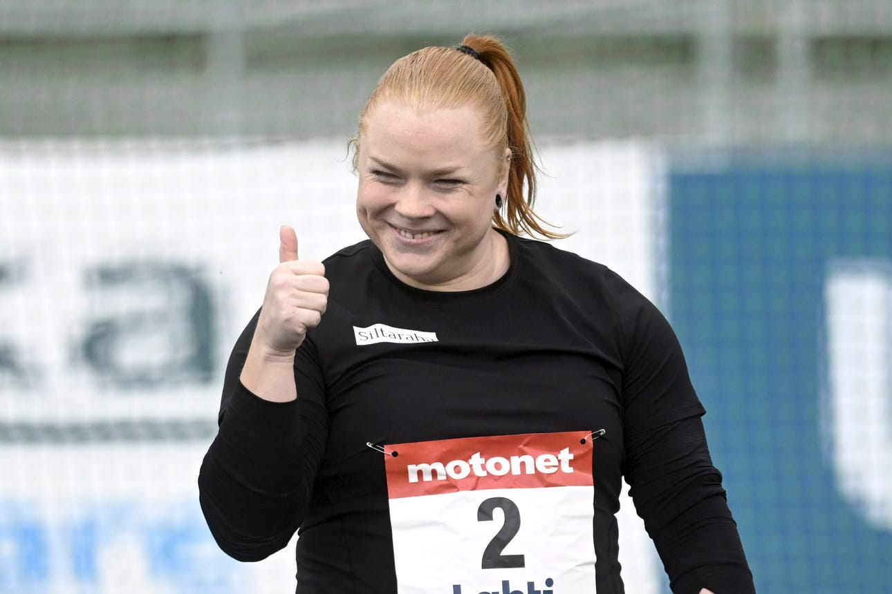 Krista Tervo linkosi keskiviikkona moukarinheiton uuden Suomen ennätyksen 77,14.