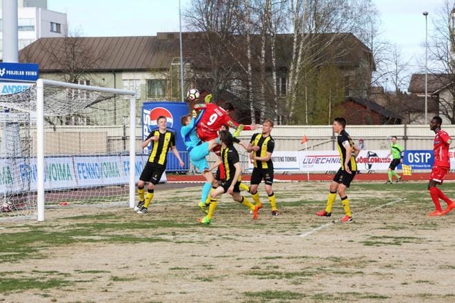 Jaron Christian Eissele ja Bino Bamba. Kuva: Glenn Hägg