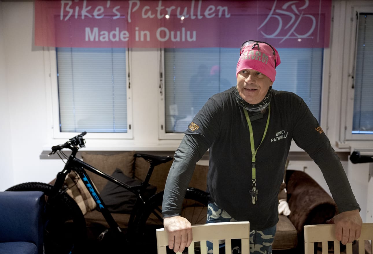 Ilkka Pulkkinen on ollut näkyvästi esillä Bike's Patrullenin keulakuvana. Arkistokuva.
