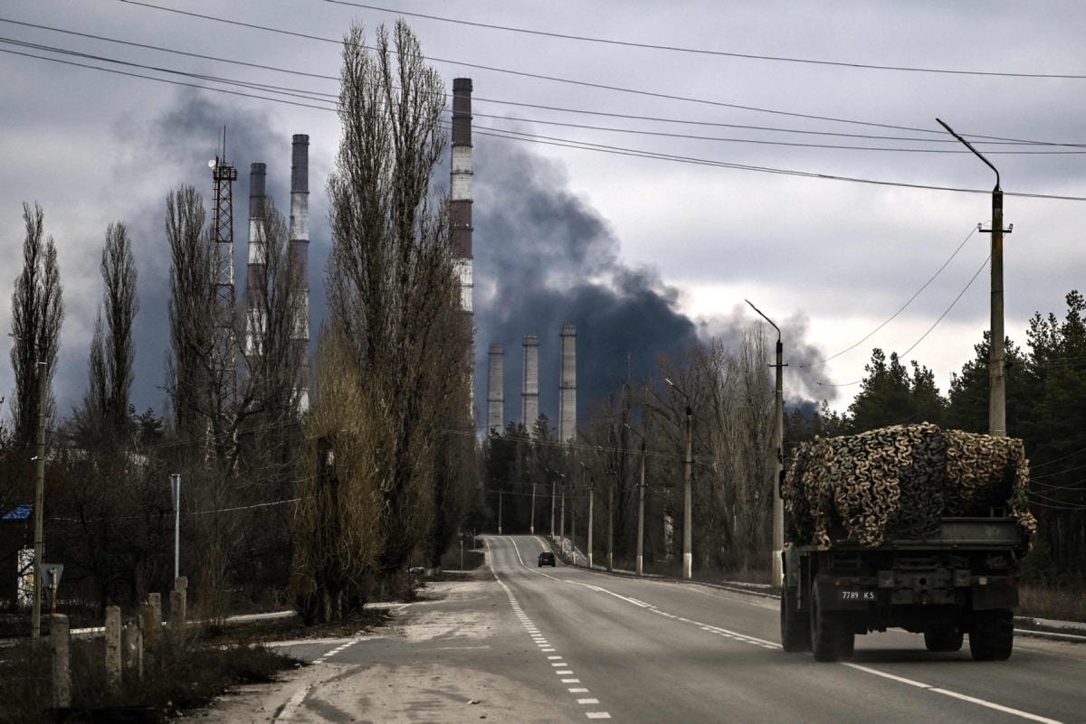 Putin päätti maanantaina lähettää sotilaita Luhanskin ja Donetskin separatistialueille "turvaamaan rauhaa". LEHTIKUVA/AFP
