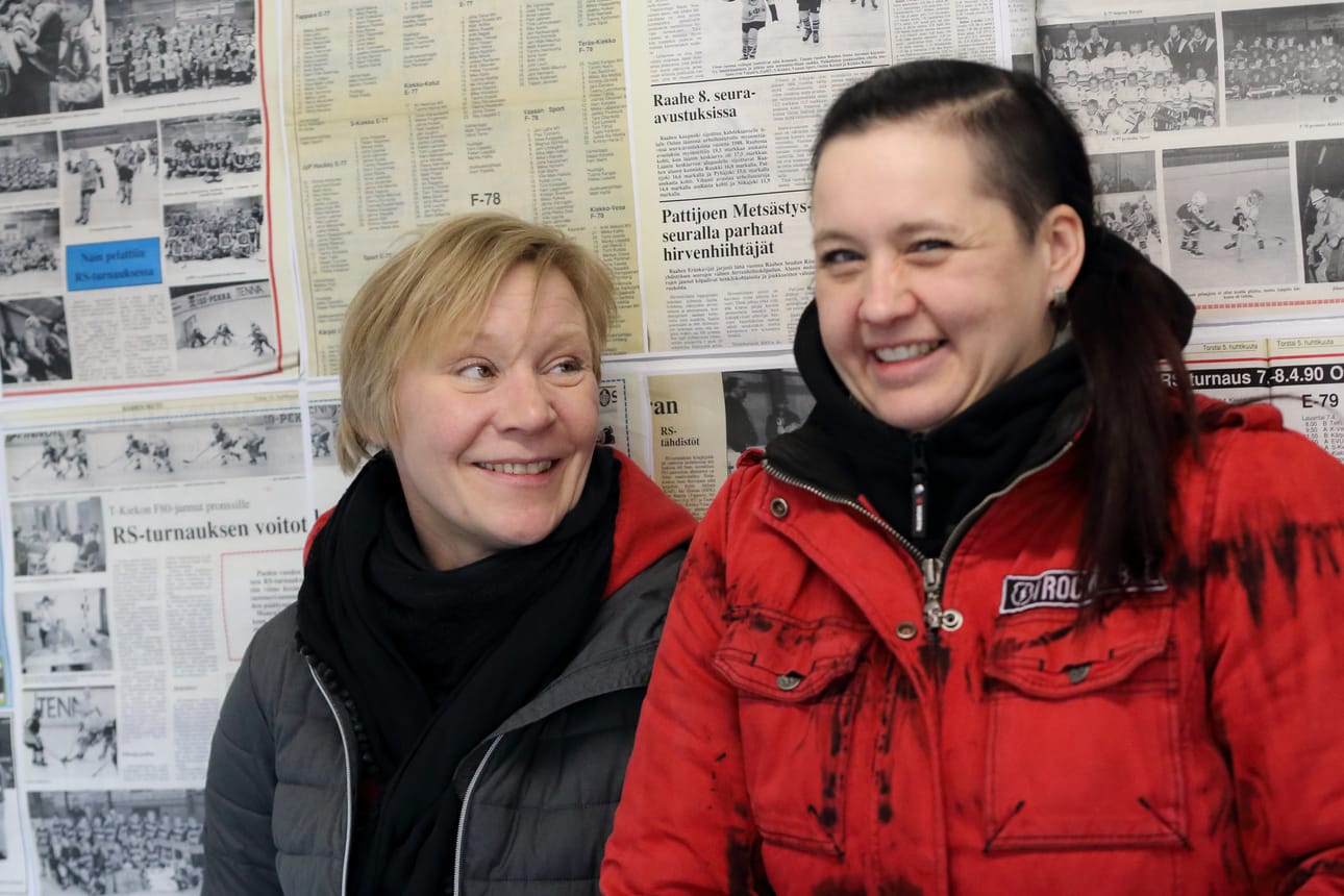 Maarit Kärsämä ja Tiina Parkkinen aloittivat RS-turnauksen rakentamisen vuosi sitten.