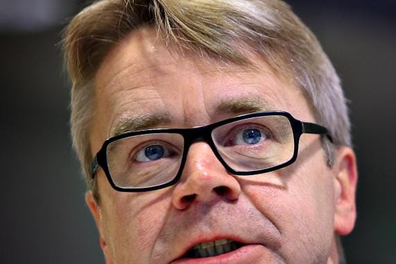 Kansanedustaja Peter Östman (kd.) pelkää susien määrän lisääntyvän holtittomasti. KUVA: TOMI KOSONEN