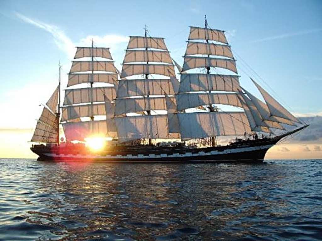 114,5 metriä pitkä purjealus saapuu Ouluun kesäkuussa.