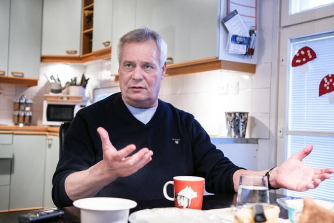 – No joo, katsotaan. Mennään nyt asia kerrallaan, Rinne vastasi arveluihin, että hänen asemansa puheenjohtajana nousee taas keskusteluun. KUVA: Kimmo Penttinen / Arkisto