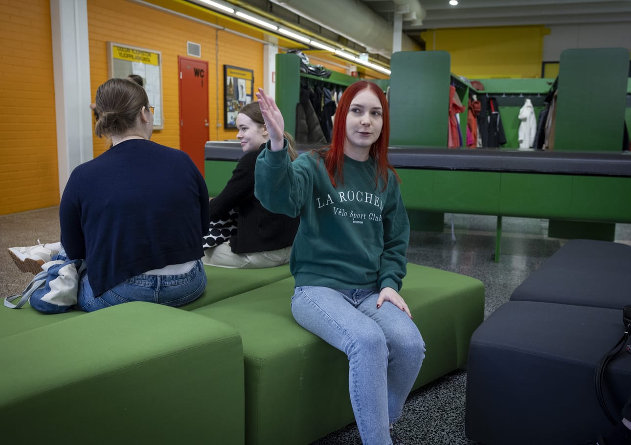 Vilma Sippola muistaa vieläkin, miten sokkeloiselta Linnamaan kampus hänestä ensimmäisen vuoden opiskelijana tuntui.