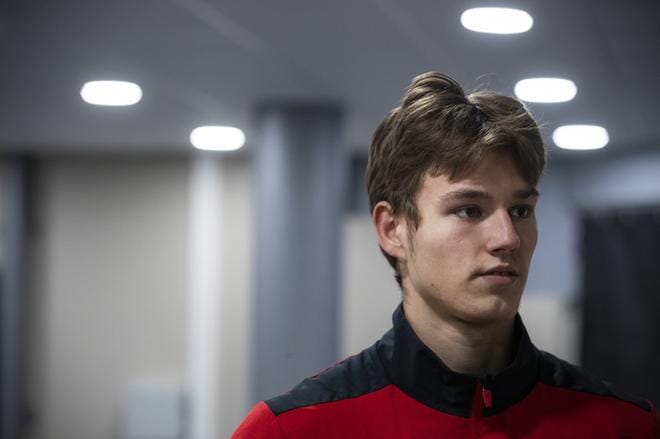 17-vuotias latvialaislupaus Bogdans Hodass saapui Kuparisaareen Sport-pelaajan Olegs Soronkinsin suosittelemana. KUVA: JARNO PELLINEN