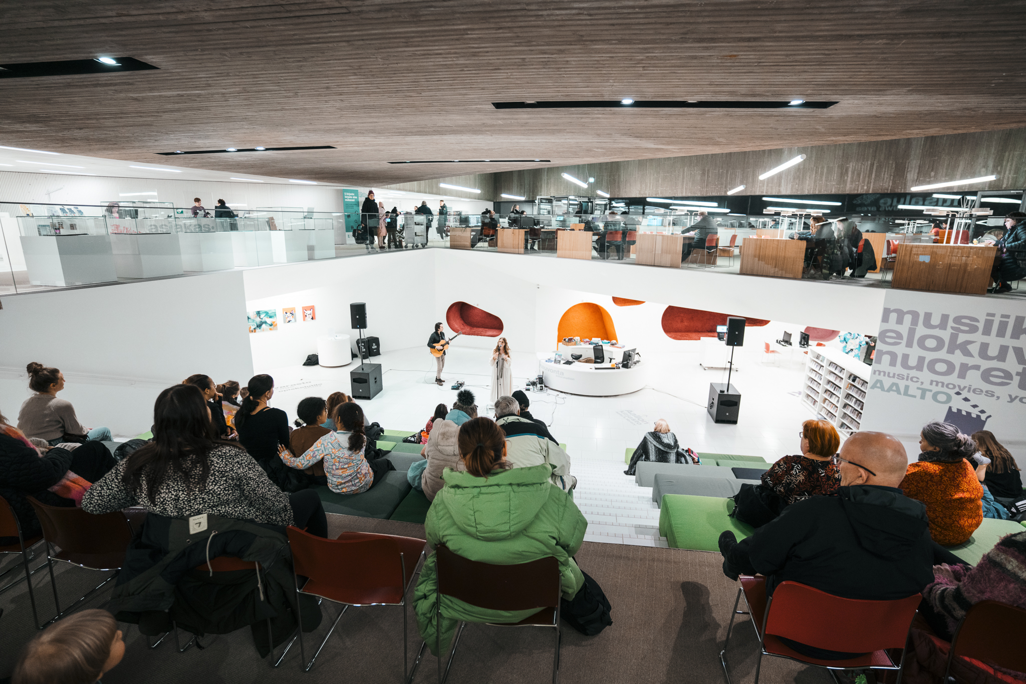 Seinäjoen Mars-festivaali tuo konsertin myös kirjastoon