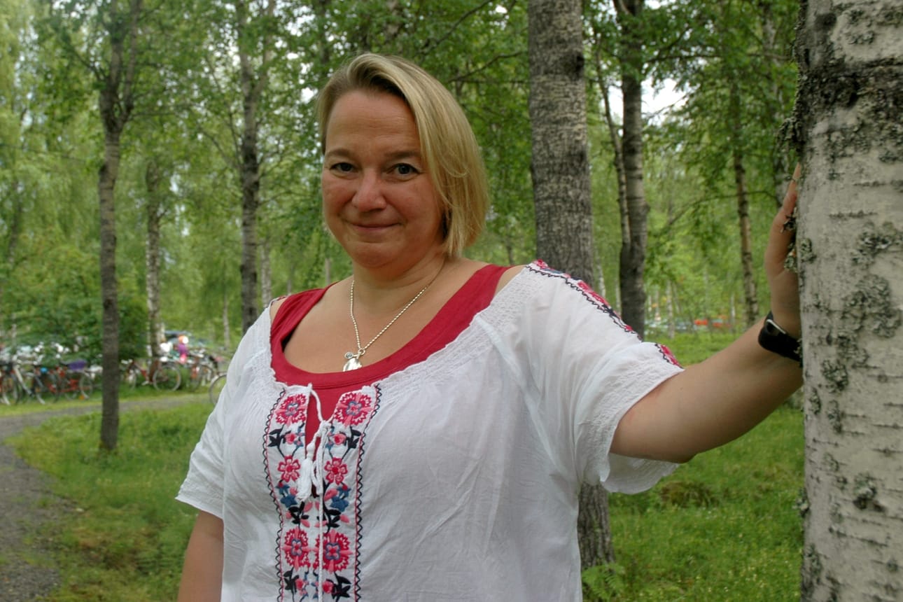 Tuija Brax kävi Kuusamossa kesällä 2012. Arkistokuva.