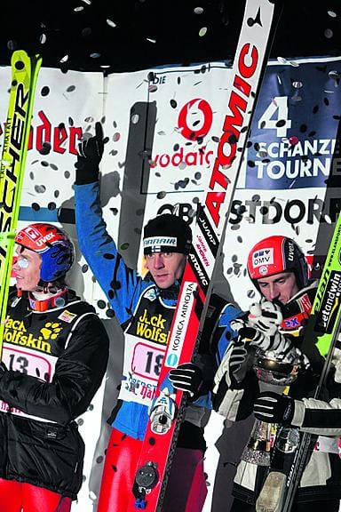 Paluu päiväjärjestykseen: Janne Ahonen voittopallilla, Jakub Janda ja Roar Ljökelsöy tekevät seuraa.