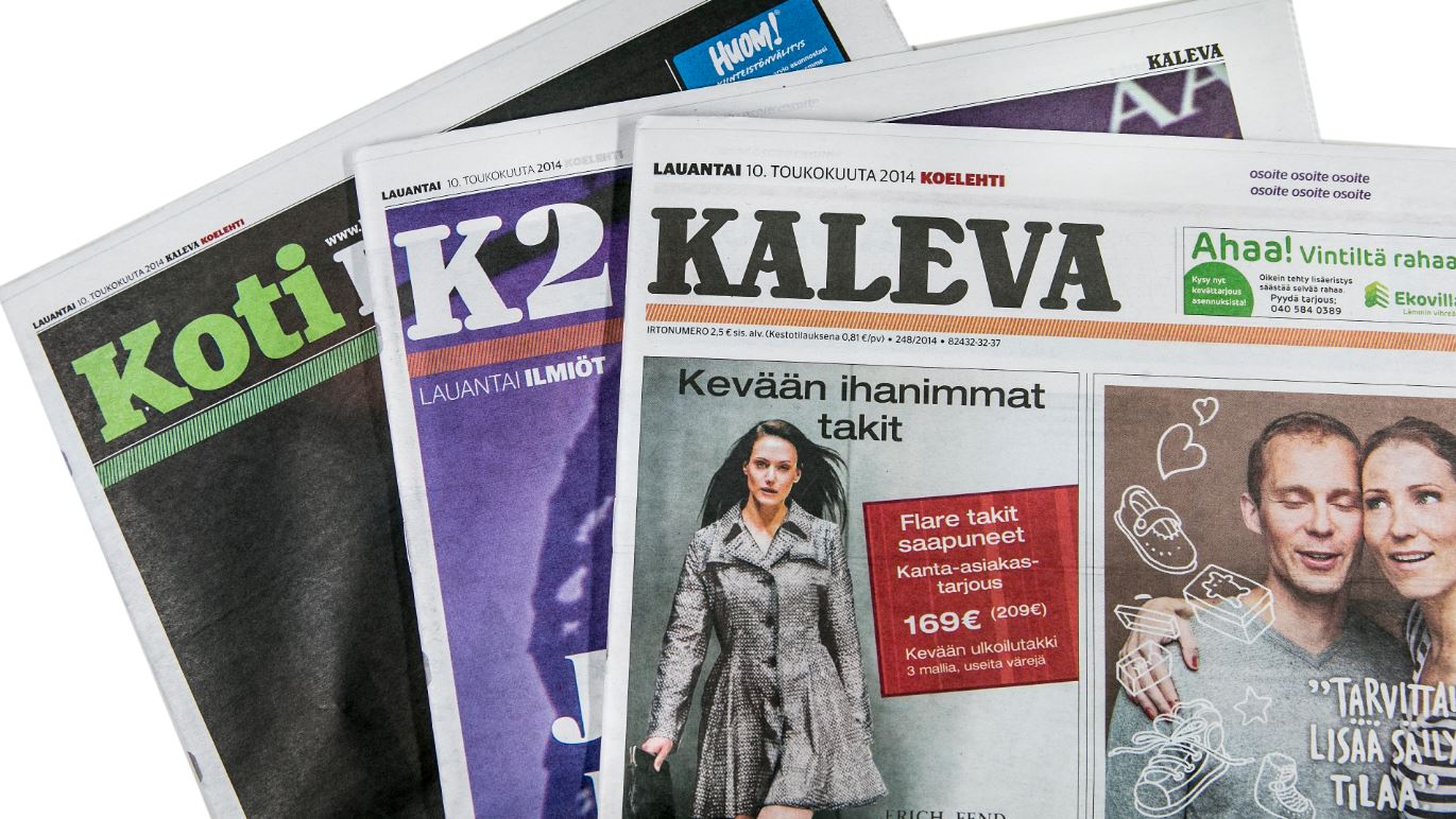 Uusi Kaleva esittäytyy tänään Rotuaarilla