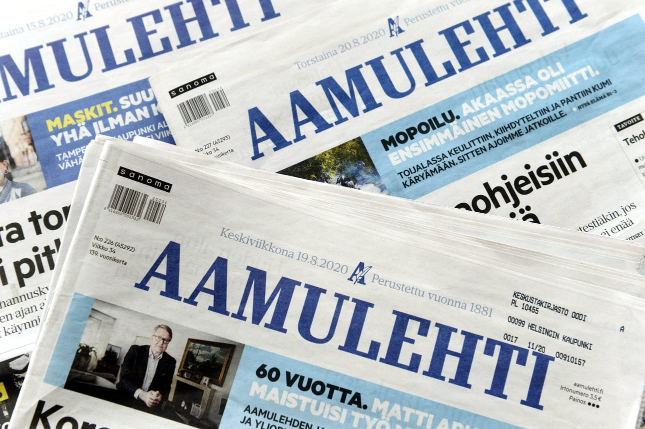 Aamulehti poisti jutut selvittääkseen, kuinka laajasta ongelmasta oli kyse. LEHTIKUVA / Olivia Ranta