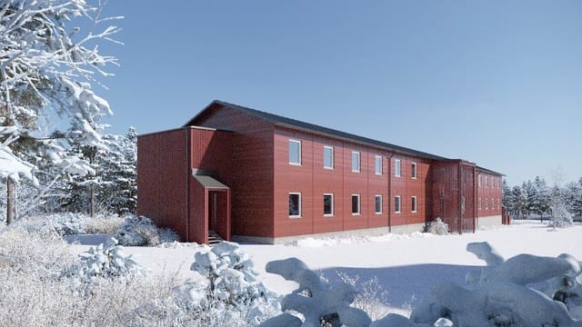 Pajala-HVM Housingin moduulirakennukset ovat peräisin Fennovoiman ydinvoimalatyömaalta Pyhäjoelta. Rakennuksia on jo tuotu Lappiin Ylläkselle ja Saariselälle. Havainnekuva esittelee rakennusten ulkoasua.
