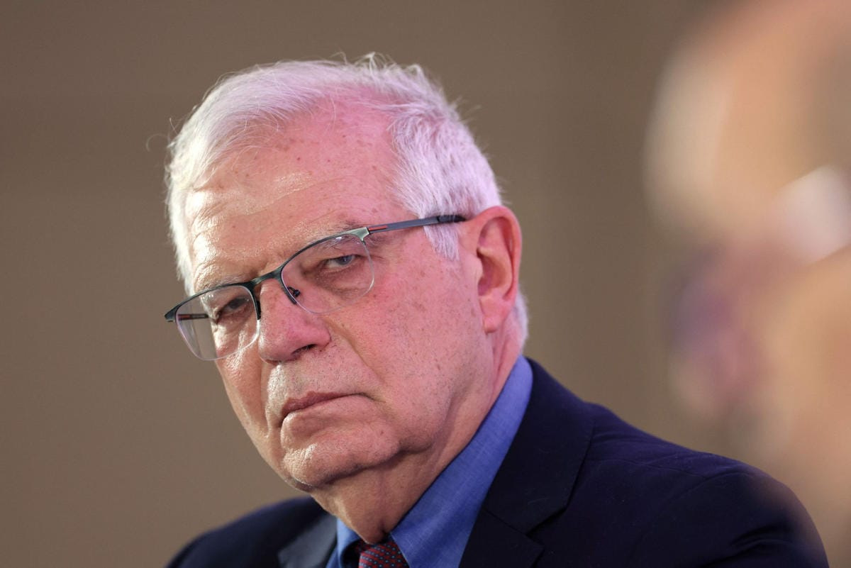EU:n ulkosuhteita johtava Josep Borrell lupasi ennen huippukokousta, että pakotepaketista tulee voimakkain, mitä EU on koskaan asettanut. LEHTIKUVA/AFP