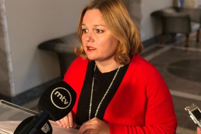 Sosiaali- ja terveysvaliokunnan puheenjohtaja Krista Kiuru sanoi, että sote- ja maakuntauudistuksessa pallo on nyt hallituksella. KUVA: Aki Taponen/arkisto