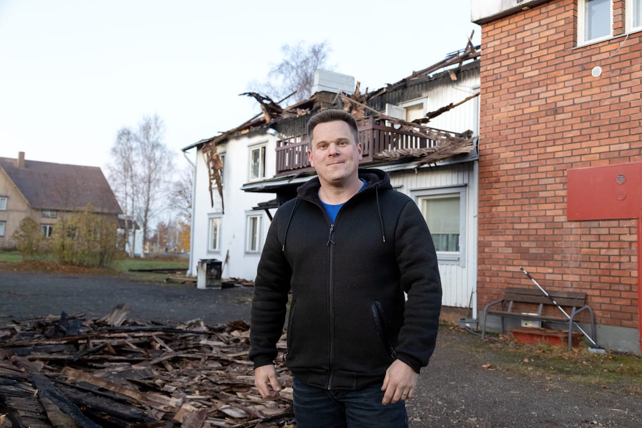 Tomi Paakkarisen ripeä ja rohkea toiminta pelasti 95-vuotiaan vanhuksen palavasta talosta.