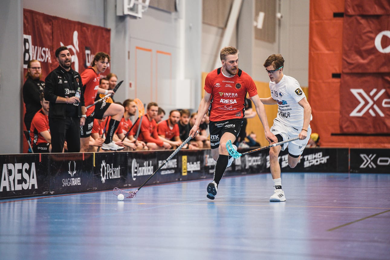 LNM:n Santtu Rehu on ollut ottelusarjassa ErVi:ä vastaan isossa roolissa. Viime sunnuntain kotipelissä hän nosti hyökkäystä ja jätti Lassi Koiviston taakseen.