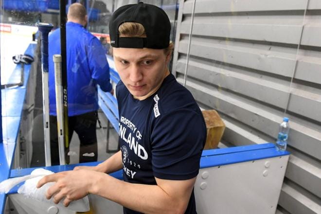 Sport-hyökkääjä Joel Kivirannan ura jatkuu NHL-joukkue Dallas Starsissa. KUVA: JUSSI NUKARI / LEHTIKUVA