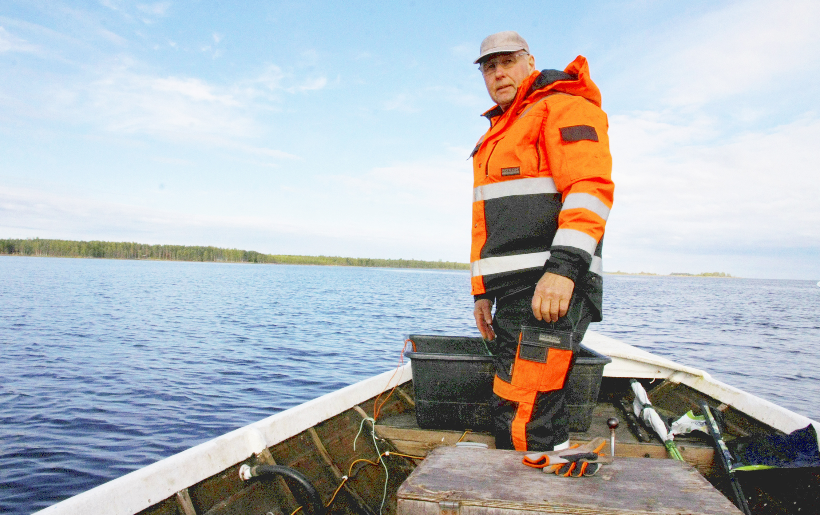 Samppa Pietilä  nauttii merellä olosta. Vedet ovat tutut ja pyyntireissut mieluisia.