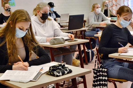 Kuortaneen lukiossa ja urheilulukiossa on tällä hetkellä opiskelijoita 72 eri kunnasta. KUVA: ELLA NURMI