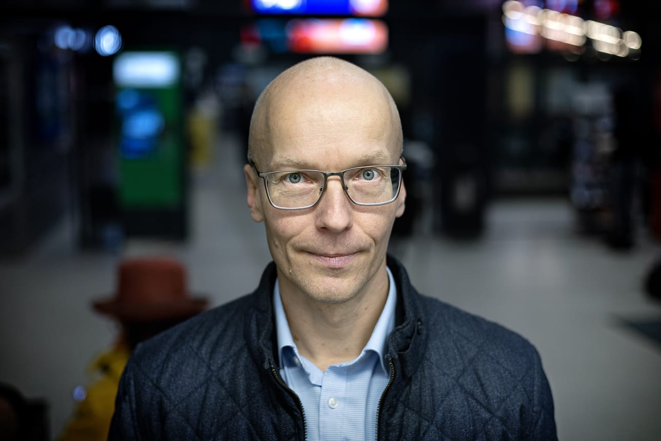 Kuntarankingin "isä" EK:n Jari Huovinen vieraili Seinäjoella viime marraskuussa. Arkistokuva.