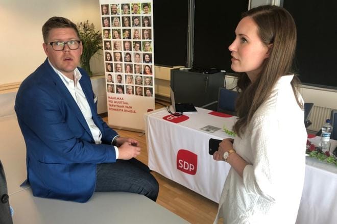 Aki Lindtman ja Sanna Marin on mainittu Antti Rinteen mahdollisina korvaajina pääministerin tehtävässä. KUVA: Aki Taponen / arkisto