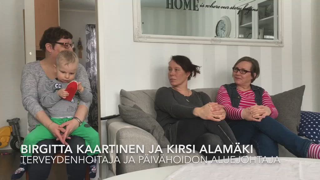 Kaksivuotiaan neuvolatarkastus onnistuu kotona