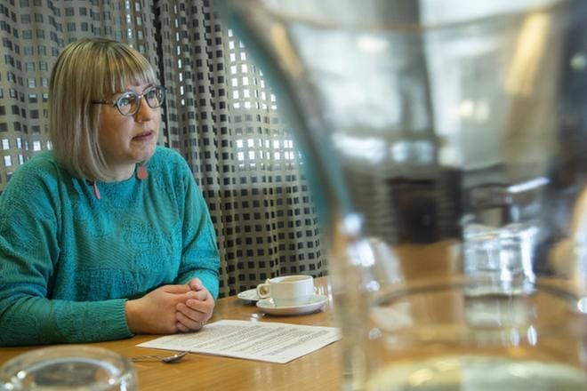 Sosiaali- ja terveysministeri Aino-Kaisa Pekonen. Kuva: COM.PIC / MAURI RATILAINEN