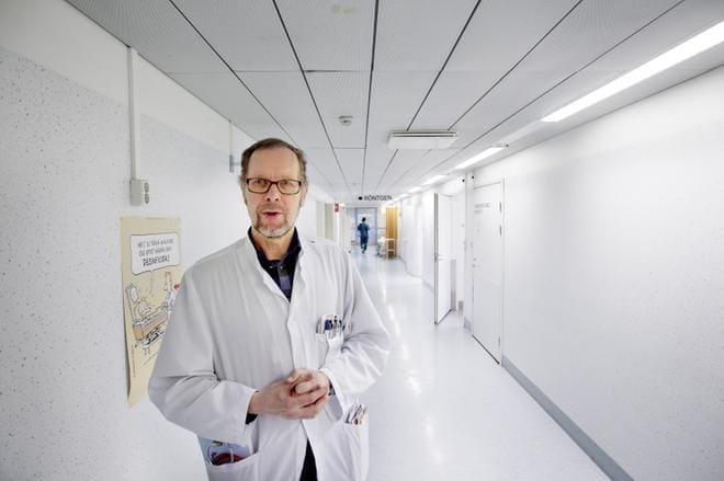 Kuusiokuntien sosiaali- ja terveyskuntayhtymän va. hallintoylilääkäri Erkki Kesti. KUVA: JAAKKO ELENIUS