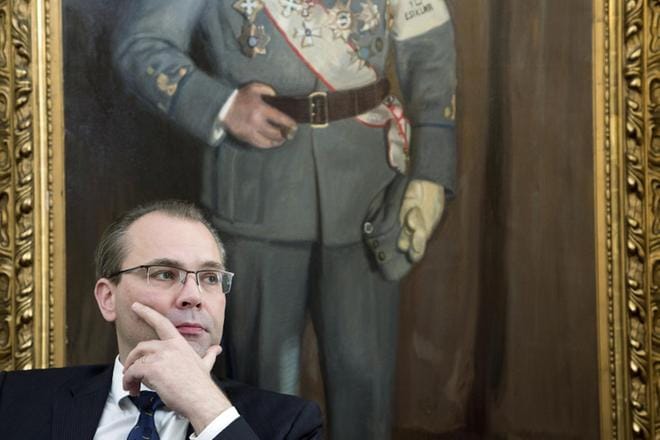 Kuvassa puolustusministeri Jussi NiinistÃ¶. Armeija. Ilmavoimat. Maavoimat. Merivoimat. Laivasto. HÃ¤vittÃ¤jÃ¤t. Sotilaat. Sota ja Rauha. Alokas. Puolustusvoimat. Helsinki 05.Syyskuu 2017. COM.PIC / MAURI RATILAINEN