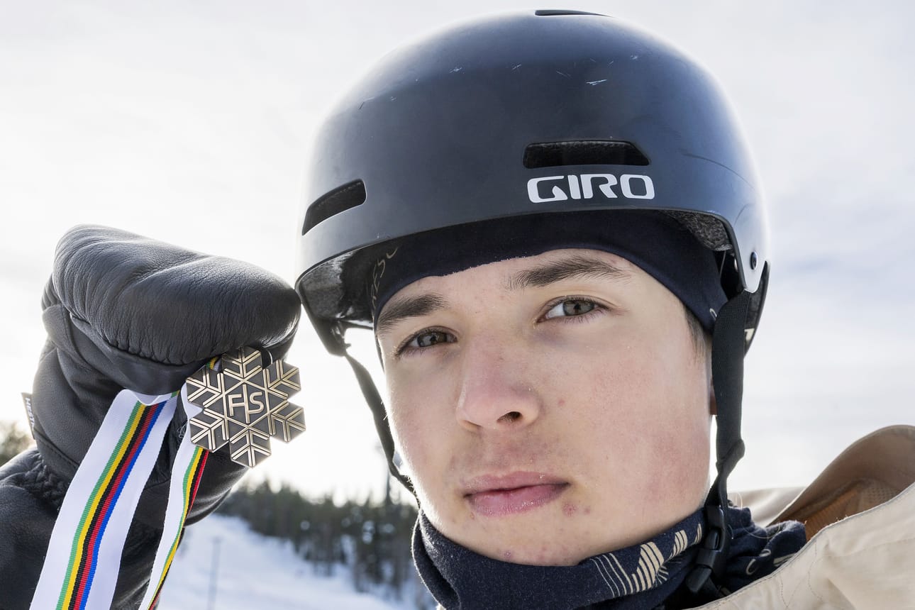 Kalle Palkisen viime talven kohokohta oli nuorten MM-pronssi Calgarysta.