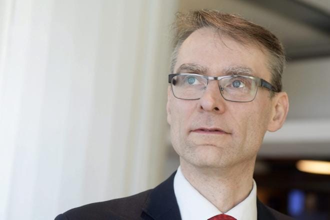 Oikeuskansleri Tuomas Pöysti ei ole vielä selvittänyt, voiko presidentti määrätä nimityksen esiteltäväksi. Kuva: Vesa Moilanen/Lehtikuva