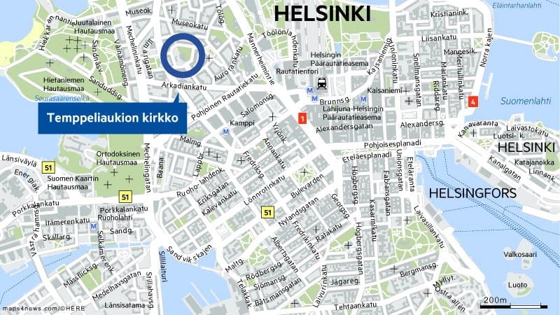 Temppeliaukion kirkon viikonloppuinen operaatio liittyi poliisin mukaan epäiltyyn terroriteon valmisteluun.