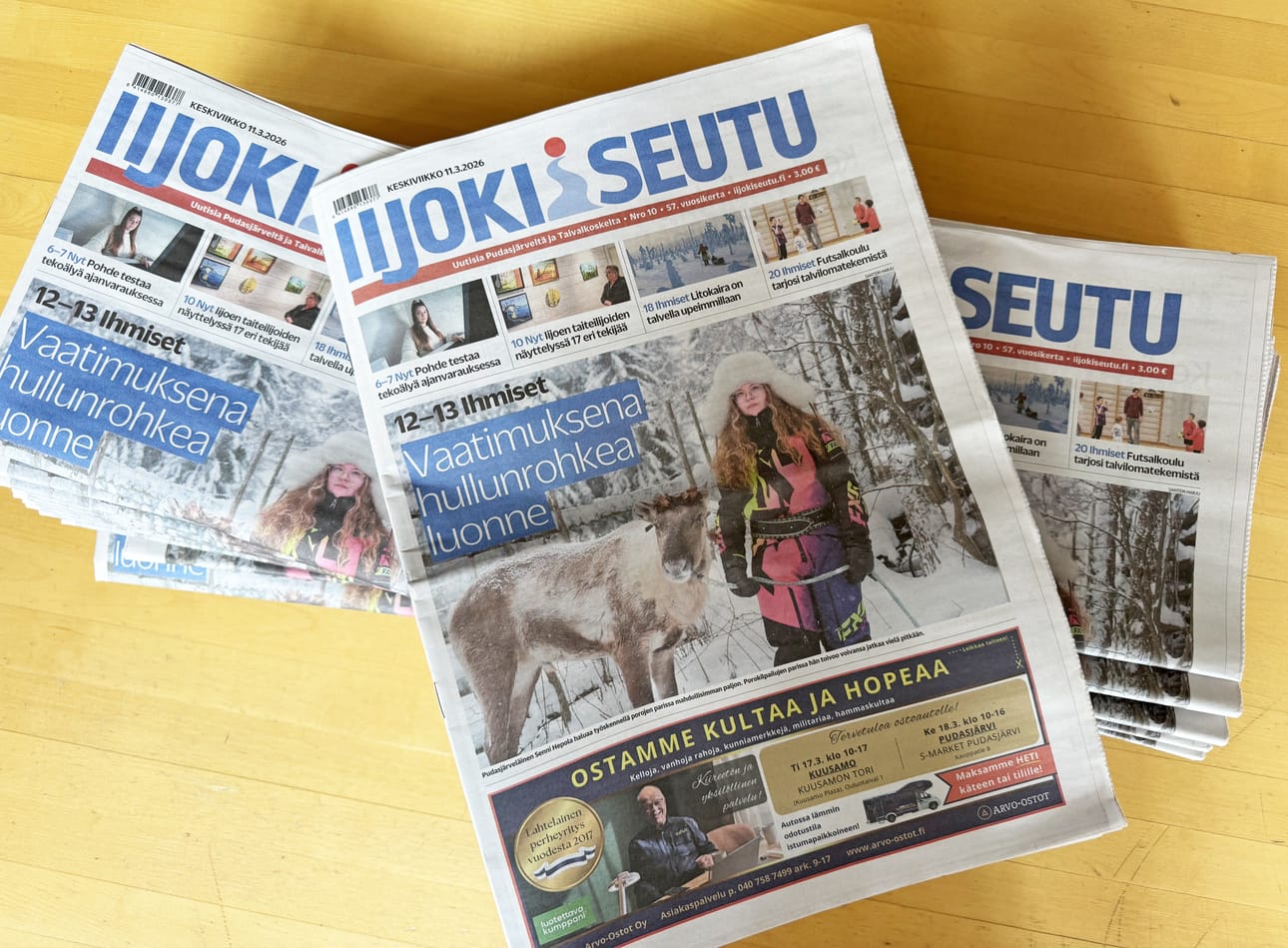 Iijokiseudun jakelussa on häiriö, joka koskee osaa Pudasjärven taajamassa asuvista tilaajista.