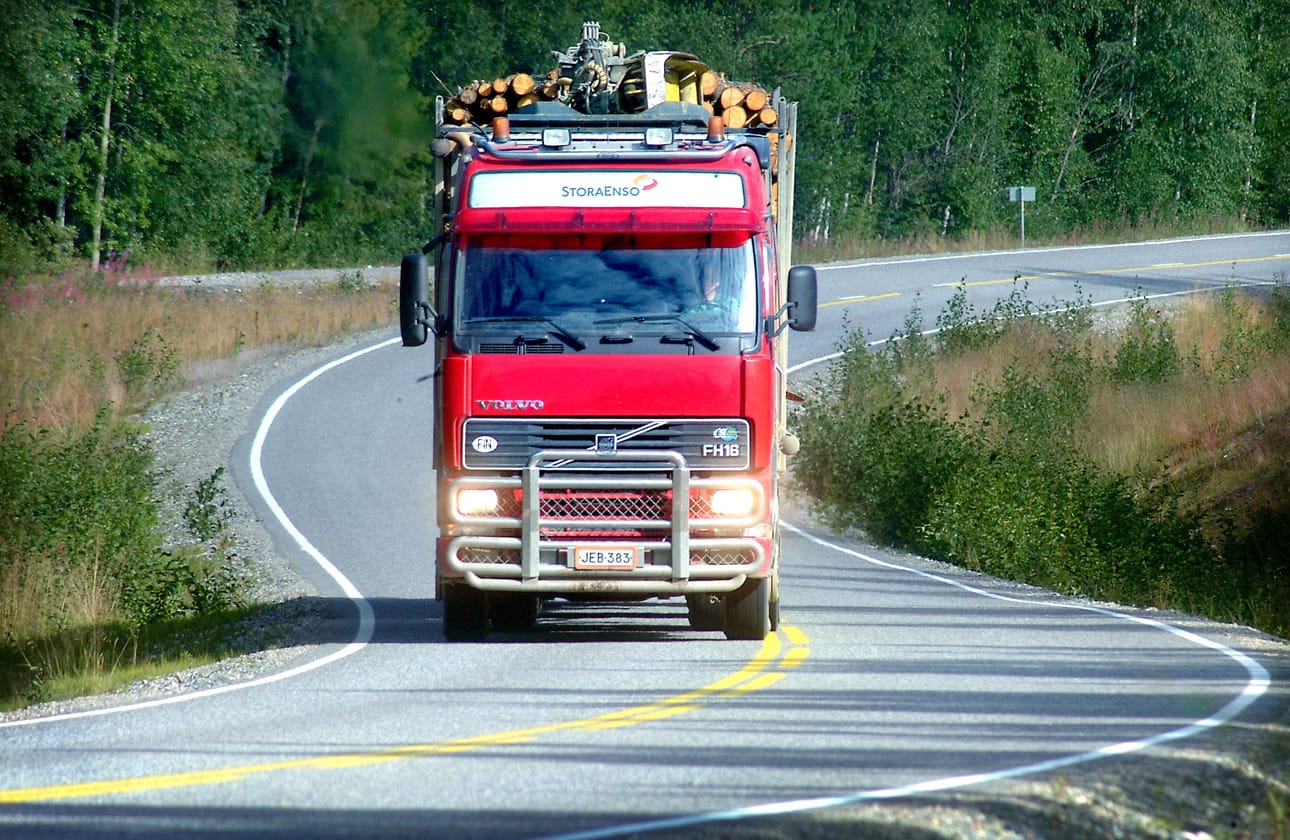 Kuljetusala työllistää Kuusamossa noin 350 henkeä.
